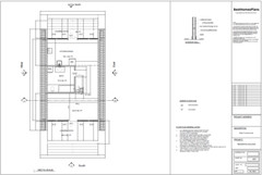 23’x41’ 1 Bed 1 Bath Modern A-Frame Cabin Architectural Build Plans PDF Download