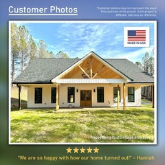 Oak Springs House Plans – Open Plan Design – Modern Farmhouse 3 Bed/2 Bath 1500