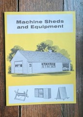 1958 Machine Sheds And Equipment Garage Weyerhaeuser 4 Square Guide Manual Plans