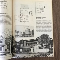 1983 Vtg Contemporary Home Floor Plans HOUSE Book SEE INDEX Solar Energy Saving