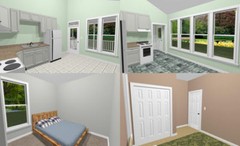 24×30 Duplex — PDF Floor Plan — 720 sq ft — Model 2