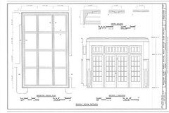 HOUSE PLANS – Tudor Revival mansion, detailed blueprints, PRINTED floor plans