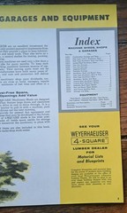 1958 Machine Sheds And Equipment Garage Weyerhaeuser 4 Square Guide Manual Plans
