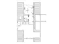 45’x32’ 3-Beds, 2-Baths Modern A-Frame Architectural House Plans PDF Download.