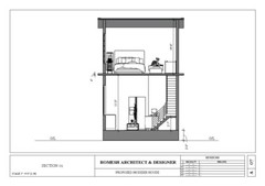 2 Story Modern House Plan with Blueprint PDF, DWG & 3D Design- 630sqft (No 08)