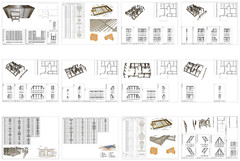 64’x50’ 2-Beds 3-Baths Charming A-Frame Architectural Build Plans PDF Download