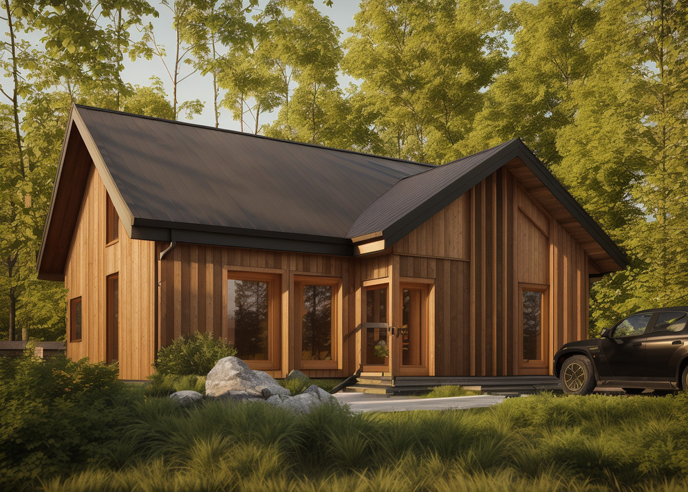 Modern House Plan, American Style House, Barndominium House, Farm House- G70