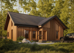 Modern House Plan, American Style House, Barndominium House, Farm House- G70