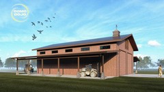 Rustic Barn Agricultural Building Plans – PDF Downloadable Blueprint