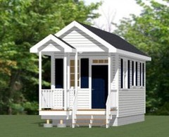10×28 Tiny House — 280 sq ft — PDF Floor Plan — Model 1