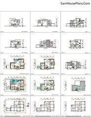 45×63 Modern Home Plan 13.8×19 Meter 3 Bedrooms Full Plans (A4 Hard Copy)