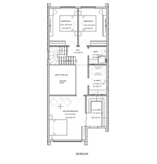 40’x52′ 2-Story, 4 Bed, 3-Bath Cozy Barnhouse Architectural Plans PDF Download.