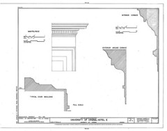 Residence at Univ. of Virginia by Thomas Jefferson, printed house plans set