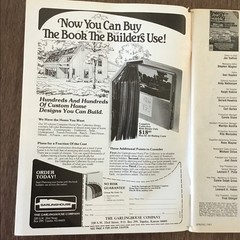 1983 Vtg Contemporary Home Floor Plans HOUSE Book SEE INDEX Solar Energy Saving