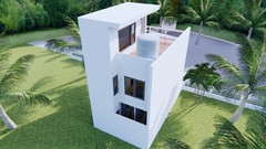 Home Designs 5×10 Meter 17×33 Feet 2 Bedrooms Terrace Roof PDF (A4 Hard Copy)
