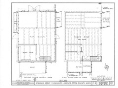 Timber frame country home, colonial farmhouse, 5+ bedrooms, printed drawings