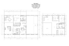 2 Story Country Loft Plan: 3,159 (Living) Sqft, 5 Bed – 2.5 bath – 4-Car Garage
