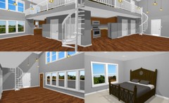 44×48 Duplex with RV Garage – PDF FloorPlan – 1,691 sqft – Model 4G