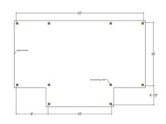 Timber Frame Pavilion Plans-Backyard Pavilion design with Gable Roof