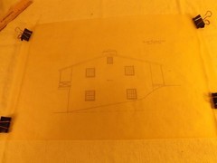 VINTAGE HOUSE BLUEPRINTS #5— 12″ X 18″ SEE PICTURES 7 PAGES