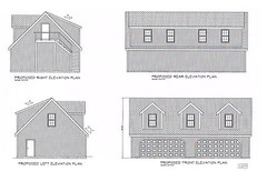 GARAGE PLANS 48’X28′ 4 CAR BARN PLANS BLUEPRINT DRAWING PLANS #17-2848GBLDORM-1