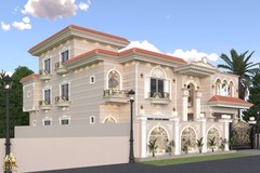 Custom Luxury Farm House Plan 5 Bedroom, 2 Kitchen, DrawingRoom Pdf Architect