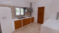 Small House Design 8×10 Meter 27×40 Feet 4 Beds 3 Baths Hip Roof (A4 Hard Copy)