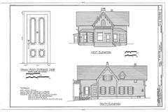 Fairy Tale Victorian Farmhouse, architectural house plans, gables, PRINTED PLANS