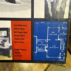 Vintage American Popular Home Plans Book Of Homes by William Chirgotis 1954