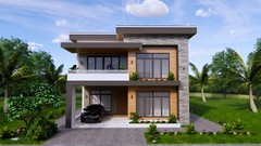 33X56 House Design Plans 10×17 Meter 6 Bed 8 Bath Flat Roof PDF & A4 Hard Copy