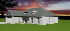 1994 sq.ft., 4 Bedroom, 2.5 Bath, 2-car garage – Craftsman Home Plan
