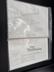 QTY 2 Fine woodworking magazine Project Plans Workbench Building Plans