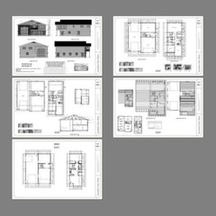 44×48 Apartment with 2-Car 1-RV Garage – PDF FloorPlan – 1,648 sqft – Model 1A