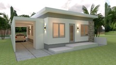 33×43 Feet House Design 10×13 Meter 3 Beds PDF Full Plan (A4 Hard Copy)