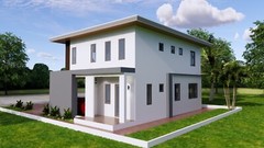 36×23 Feet House Plan 11×7 Meter 3 Bed 3 Baths Terrace Roof (A4 Hard Copy)