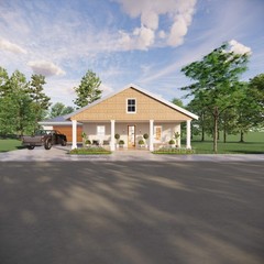 Magnolia Homestead Modern House Open Plan Design 60 x 30 – 3 Bed 2 Bath 1730sf –