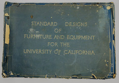1929 Standard Designs of Furniture & Equipment For The University of California