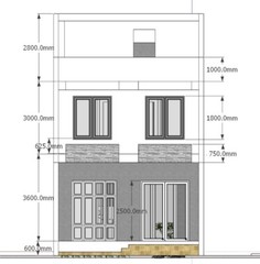 20×40 Feet Narrow House Plan 6×12 Meter 3 Beds 4 Baths Terrace (A4 Hard Copy)