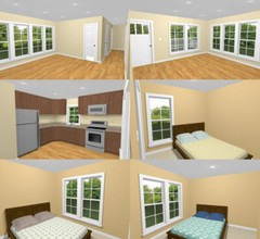 28×36 House — 3 Bedroom 2 Bath — 1,008 sq ft — PDF Floor Plan — Model 1G