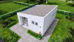 16×20 Feet Small House 5×6 Meter 1 Bed 1 Bath Steel Frame PDF and (A4 Hard Copy)