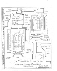 Architectural House Plans, Belle Grove Plantation, southern style mansion