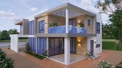 30×49 Feet House Plans 3d 9×15 Meter 5 Bed 4 Bath PDF Plan & A4 Hard Copy