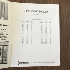 1990s Vintage Contemporary Home Plans HOUSE Floor Plans Book SEE INDEX One Story