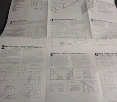 Vintage 1978 Colonial Dollar House Layout Plans By Stanley, “As See On TV”