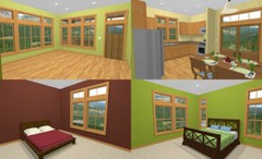 30×40 House — 2 Bedroom 2 Bath — 1,136 sq ft — PDF Floor Plan — Model 1