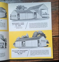 1958 Machine Sheds And Equipment Garage Weyerhaeuser 4 Square Guide Manual Plans