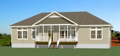 60×30 House — 4 bedroom 3 Bath — 1,800 sqft — PDF Floor Plan — Model 3C