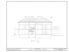 Historic house plans, Victorian Romanesque Mansion, architectural drawings