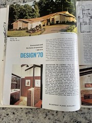 Vintage 1970 MCM Custom Large Ranch Homes Plans Design Catalog Atomic Blueprint
