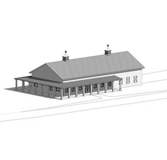 Redwood Barndominium House Plan Design – 3 Bed 2 Bath 2250 sq ft – Three Garage